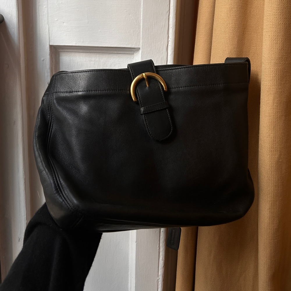 Vtg. Coach Black Crossbody